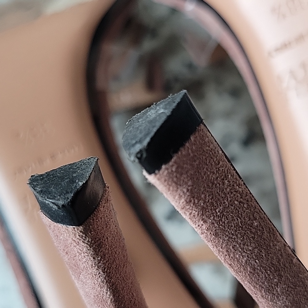 Samuelle Failli Lipstick Suede Cristina 90 heels - Picture 11 of 16